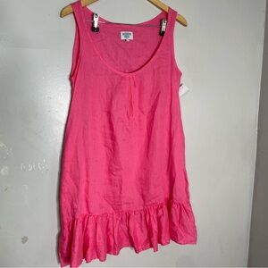 HIHO linen‎ tank dress with pockets medium